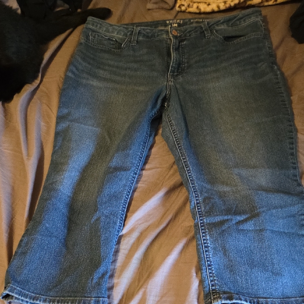 Riders by Lee Blue Ankle Cropped Jeans